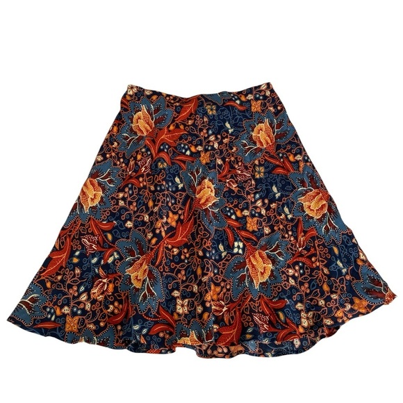 Anthropologie Sisters Gulassa Caterina Mini Skirt Blue Motif Size XS NWT - Picture 3 of 7